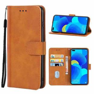 For Huawei nova 6 5G Leather Phone Case(Brown)