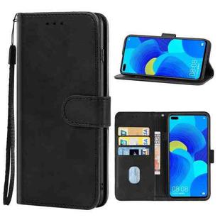 For Huawei nova 6 5G Leather Phone Case(Black)