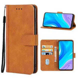 For Huawei P smart+ 2019 Leather Phone Case(Brown)