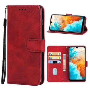 For Huawei Y6 Pro 2019 Leather Phone Case(Red)