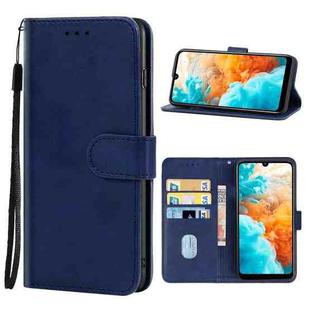 For Huawei Y6 Pro 2019 Leather Phone Case(Blue)