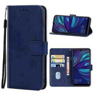 For Huawei Y7 Prime 2019 Leather Phone Case(Blue)