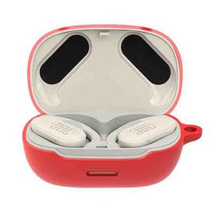 Bluetooth Earphone Silicone Protective Case For JBL Endurance Peak 2(Red)