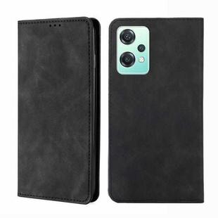 For OnePlus Nord CE 2 Lite 5G Skin Feel Magnetic Horizontal Flip Leather Phone Case(Black)