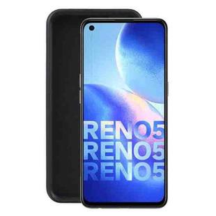 For OPPO Reno5 4G TPU Phone Case(Black)
