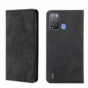 For Itel Vision 1 Pro Skin Feel Magnetic Horizontal Flip Leather Phone Case(Black)
