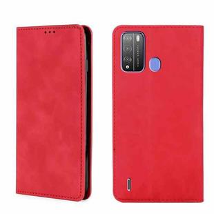 For Itel Vision 1 Pro Skin Feel Magnetic Horizontal Flip Leather Phone Case(Red)