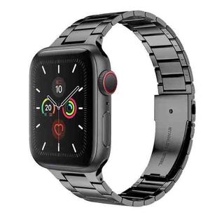 Small Waist Stainless Steel Watch Band For Apple Watch Series 8&7 45mm / SE 2&6&SE&5&4 44mm / 3&2&1 42mm(Grey)