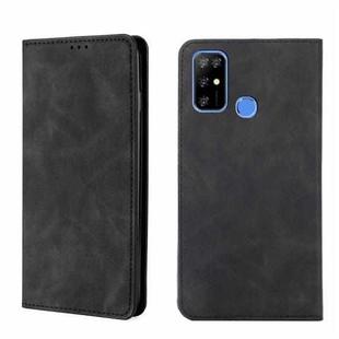 For DOOGEE X96 Pro Skin Feel Magnetic Horizontal Flip Leather Phone Case(Black)