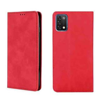 For UMIDIGI A11 Skin Feel Magnetic Horizontal Flip Leather Phone Case(Red)