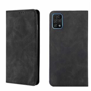 For UMIDIGI A11 Pro Max Skin Feel Magnetic Horizontal Flip Leather Phone Case(Black)