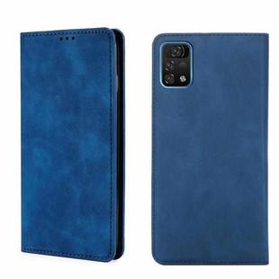 For UMIDIGI A11 Pro Max Skin Feel Magnetic Horizontal Flip Leather Phone Case(Blue)