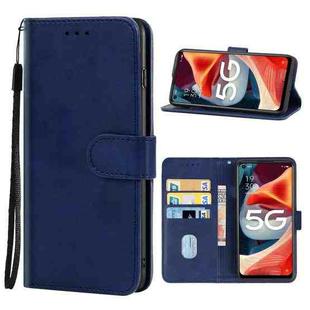 For OPPO A53 5G Leather Phone Case(Blue)