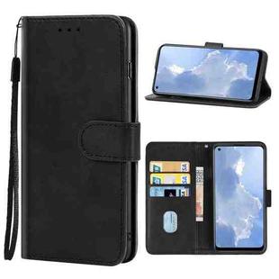 For OPPO Reno4 SE Leather Phone Case(Black)
