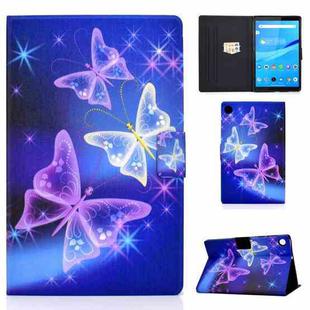 For Lenovo Tab M10 Plus 10.6 3rd Gen 2022 Colored Drawing Smart Leather Tablet Case(Starry Sky Butterfly)