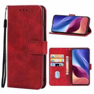 For Xiaomi Redmi K40 Pro Leather Phone Case(Red)