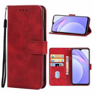 For Xiaomi Redmi Note9 4G Global /10X 4G Leather Phone Case(Red)