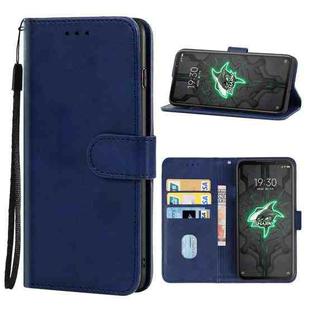 For Xiaomi Black Shark 3 Pro Leather Phone Case(Blue)