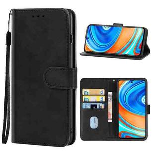 For Xiaomi Redmi Note 9 Pro Max Leather Phone Case(Black)