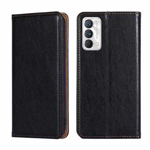For OPPO Realme GT Master / Q3 Pro Carnival Gloss Oil Solid Color Magnetic Leather Phone Case(Black)