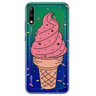For Huawei Enjoy 10 Lucency Painted TPU Protective Case(Ice Cream)