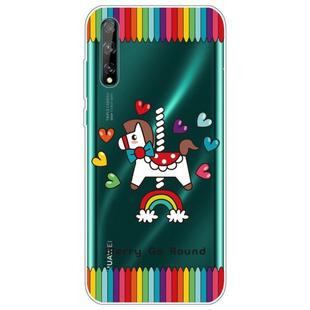 For Huawei Enjoy 10s Lucency Painted TPU Protective Case(Trojan)