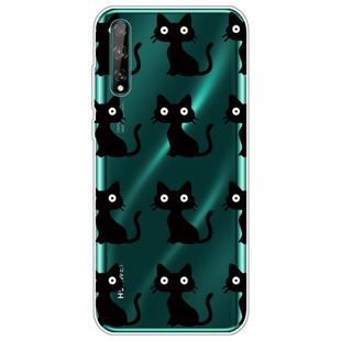For Huawei Enjoy 10s Lucency Painted TPU Protective Case(Cats)