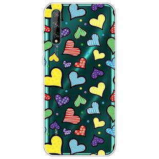 For Huawei Enjoy 10s Lucency Painted TPU Protective Case(Love)
