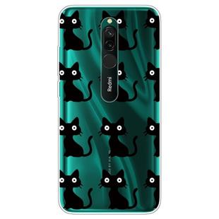 For Xiaomi Redmi 8 Lucency Painted TPU Protective Case(Cats)