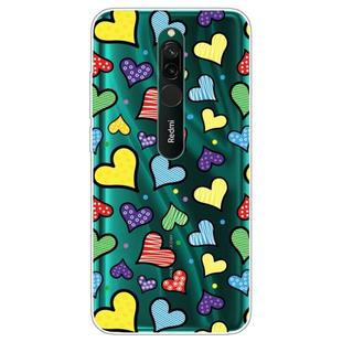 For Xiaomi Redmi 8 Lucency Painted TPU Protective Case(Love)