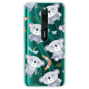 For Xiaomi Redmi 8 Lucency Painted TPU Protective Case(koala)