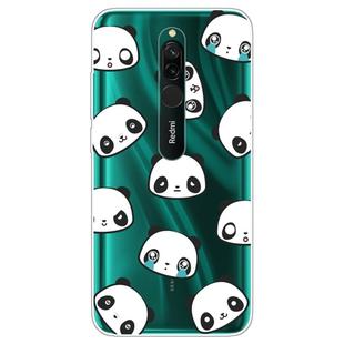 For Xiaomi Redmi 8 Lucency Painted TPU Protective Case(Panda)