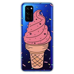 For Huawei Honor V30 Lucency Painted TPU Protective Case(Ice Cream)