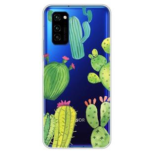 For Huawei Honor V30 Lucency Painted TPU Protective Case(Cactus)