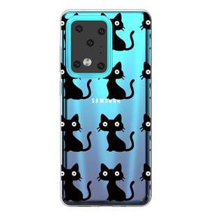 For Galaxy S20 Ultra Lucency Painted TPU Protective Case(Cats)