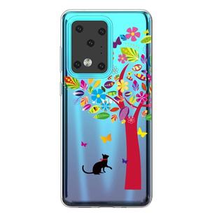 For Galaxy S20 Ultra Lucency Painted TPU Protective Case(Tree)