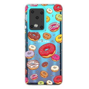 For Galaxy S20 Ultra Lucency Painted TPU Protective Case(Doughnut)