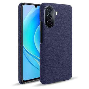 For Huawei Enjoy 50 Cloth Coated Hard Plastic Phone Case(Blue)