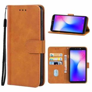 For TECNO Pop 2 Leather Phone Case(Brown)