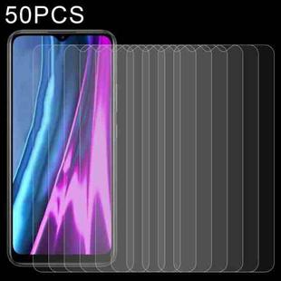 50 PCS 0.26mm 9H 2.5D Tempered Glass Film For OPPO Realme Narzo 50i Prime