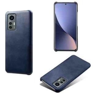 For Xiaomi 12 Lite Eurasian Calf Texture PC + PU Phone Case(Blue)