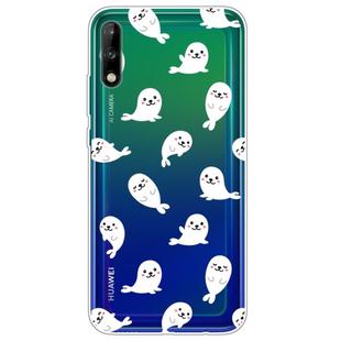 For Huawei Enjoy 10 Lucency Painted TPU Protective Case(Seal)