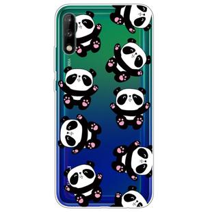 For Huawei Enjoy 10 Lucency Painted TPU Protective Case(Panda)