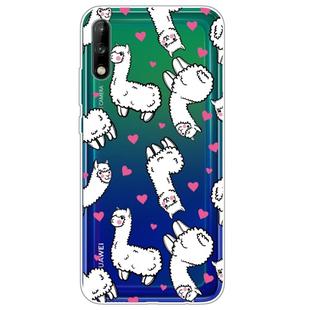 For Huawei Enjoy 10 Lucency Painted TPU Protective Case(Alpaca)