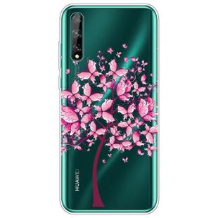 For Huawei Enjoy 10s Lucency Painted TPU Protective Case(Butterfly Tree)