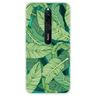 For Xiaomi Redmi 8 Lucency Painted TPU Protective Case(Banana Leaf)