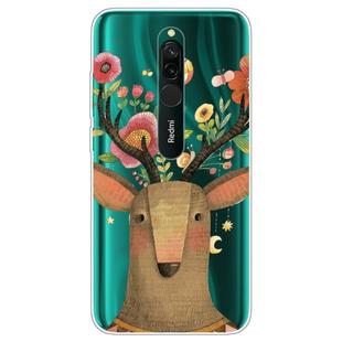 For Xiaomi Redmi 8 Lucency Painted TPU Protective Case(Deer)