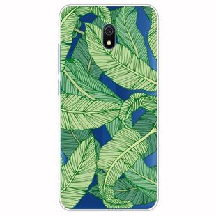 For Xiaomi Redmi 8A Lucency Painted TPU Protective Case(Banana Leaf)