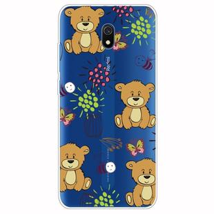 For Xiaomi Redmi 8A Lucency Painted TPU Protective Case(Brown Bear)
