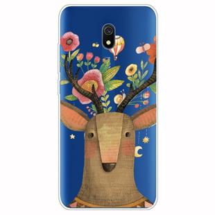 For Xiaomi Redmi 8A Lucency Painted TPU Protective Case(Deer)